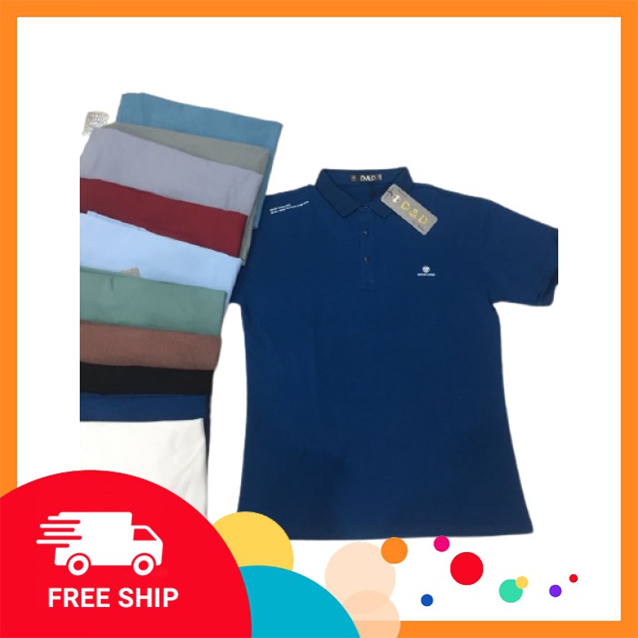 Áo thun nam,Áo polo nam có cổ F̳R̳E̳E̳ ̳S̳H̳I̳P̳, Chất liệu vải cotton cao cấp co giản 4 chiều, vải trơn mềm mịn | BigBuy360 - bigbuy360.vn