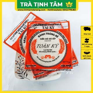 Bánh tráng cuốn chả giò xốp giòn Toàn Ký 75gr chay mặn đều dùng được, bánh rế 13 miếng đảm bảo vệ sinh an toàn thực phẩm