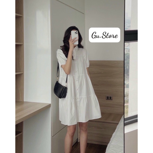 Váy sơ mi 4 tầng thiết kế năng động mã963