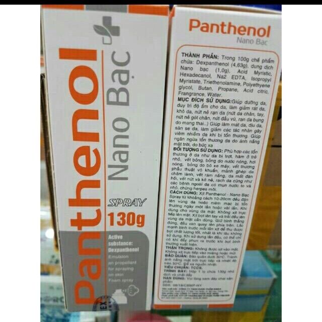 Sịt bỏng Panthenol
