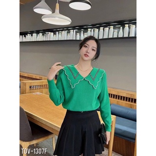 Áo len cổ sen bánh bèo siêu sịn sò
