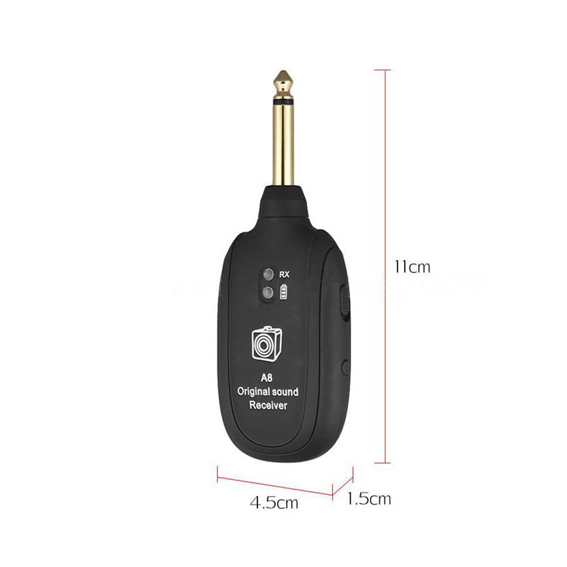 Bộ máy phát và máy thu âm thanh không dây A8 cho đàn guitar điện