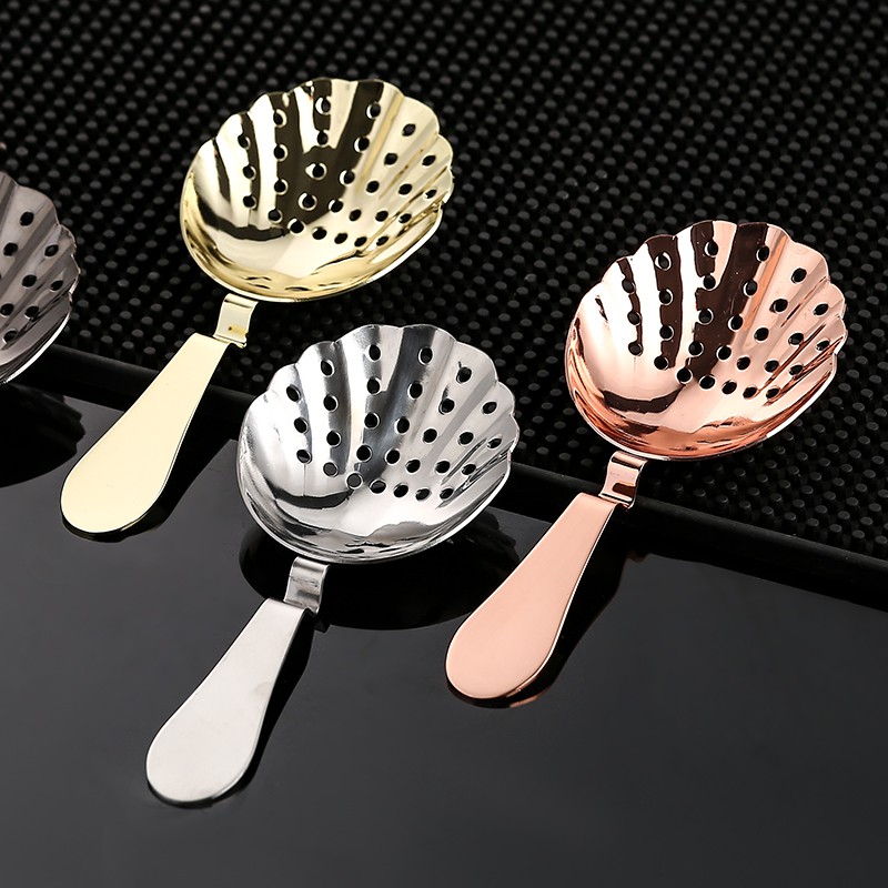 [Dụng Cụ Pha Chế]Julep Strainer - Lược Đá Sò - Dụng Cụ Bartender