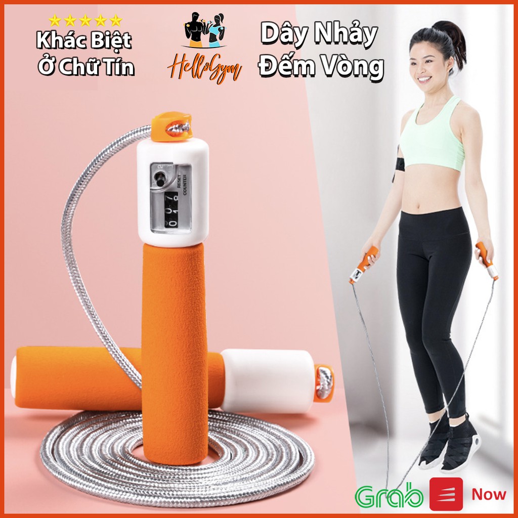 (Xả Kho Sốc) Dây Nhảy Đếm Số Deli, Tập Thể Dục Thể Thao, Đếm Số Tự Động HelloGym