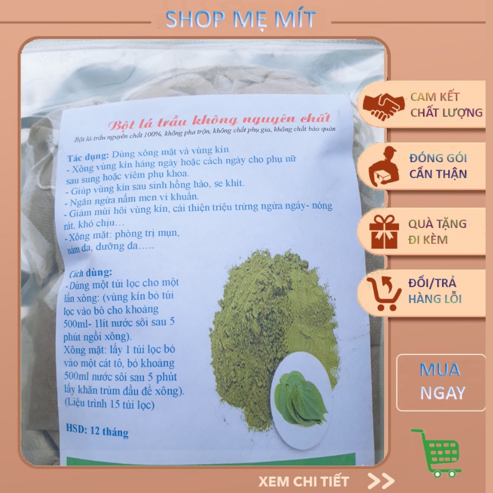 bột trầu không xông hơ sau sinh (10 túi lọc) | BigBuy360 - bigbuy360.vn