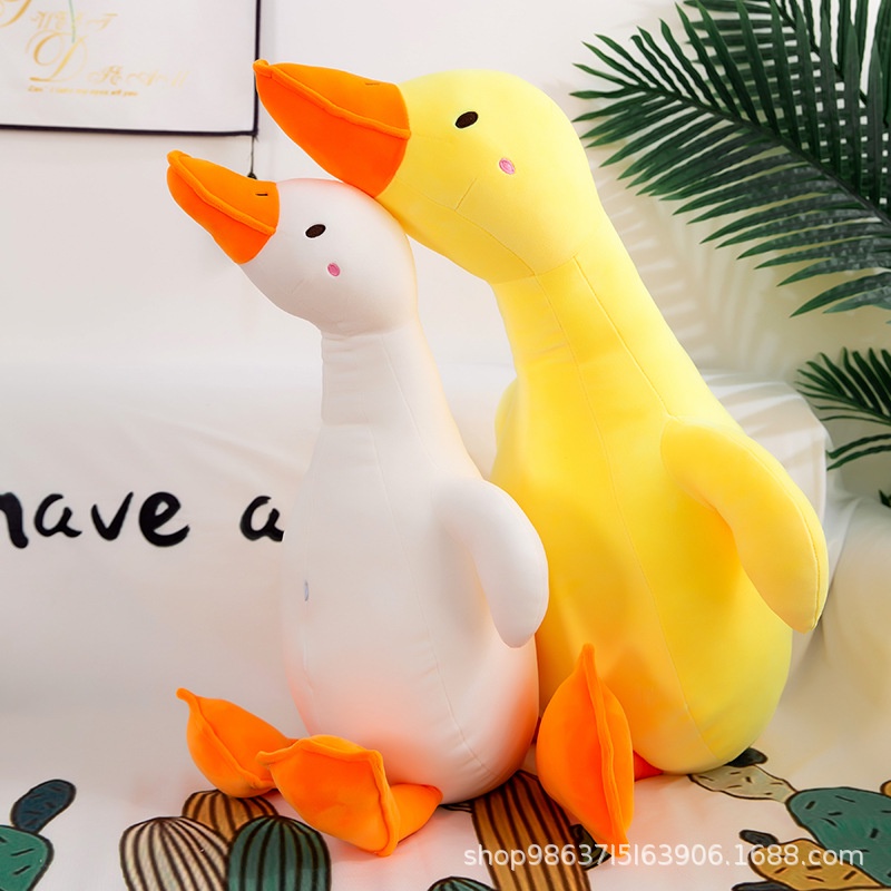 Gấu Bông Vịt Cute Size 130cm Siêu Hot, Thú Bông Vịt Trầm Cảm Ôm Ngủ Dễ Thương