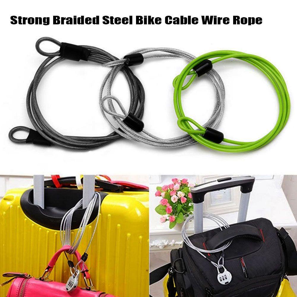 SUYO Bộ Ổ Khóa Dây Xích Đôi Chống Trộm An Toàn Cho Xe Đạp / Xe Máy