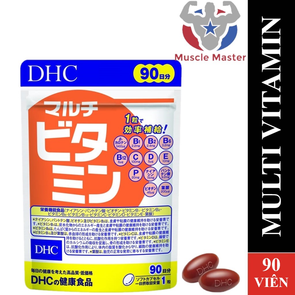 Viên Uống Bổ Sung Vitamin Tổng Hợp DHC Multi Vitamin 90 Viên