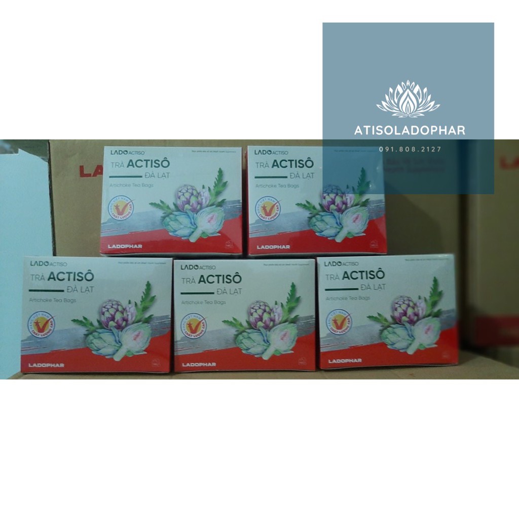 Trà Atiso Ladophar hộp 100 túi lọc  - Trà Atiso Đà Lạt Lâm Đồng | BigBuy360 - bigbuy360.vn