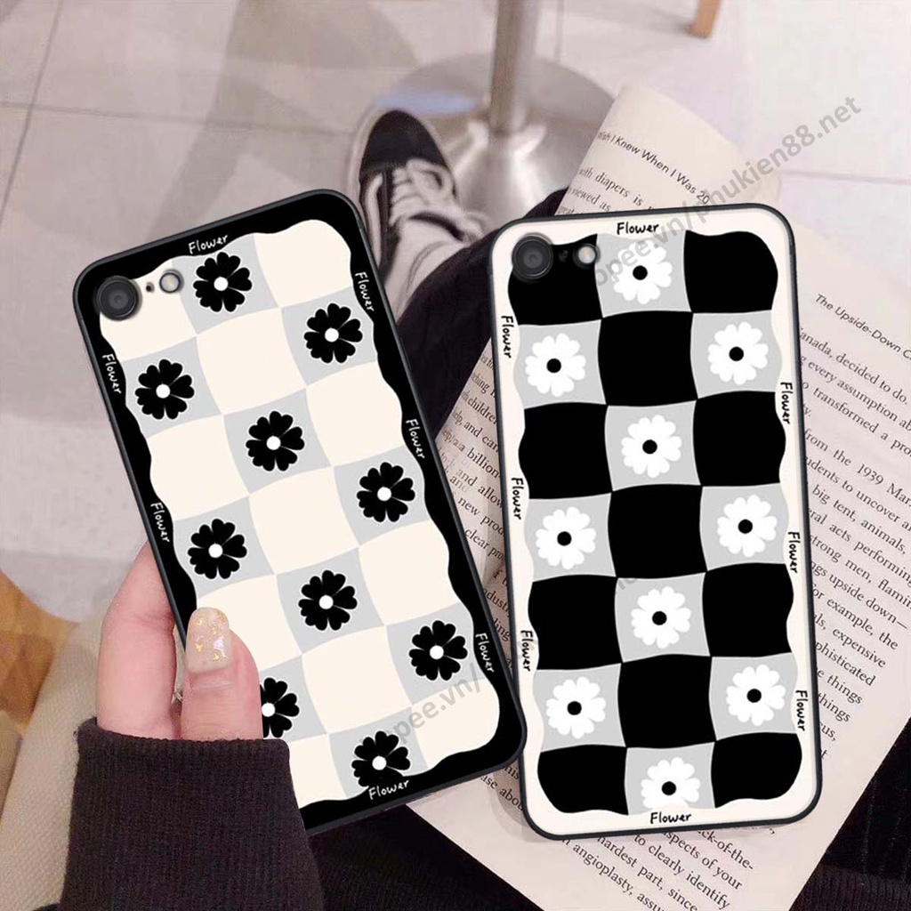 Ốp lưng Oppo A71 / A83 ốp điện thoại LineBear, bé tóc xù, hoa siêu đẹp