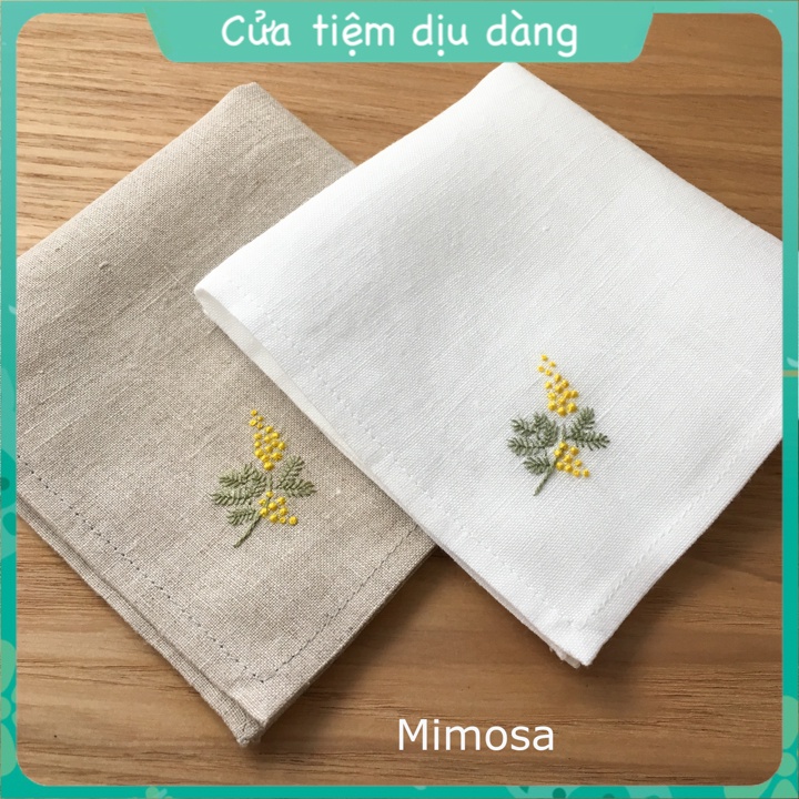 Bộ nguyên liệu tự làm khăn thêu cho người mới bắt đầu - phong cách Nhật Bản
