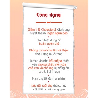 Phô mai cuộn cá hồi chó mèo
