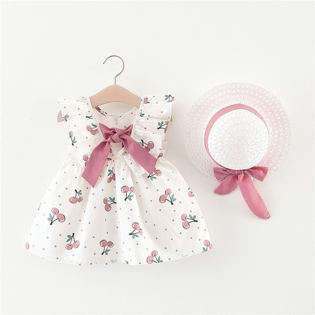 Đầm Công Chúa Không Tay Thời Trang Mùa Hè Dành Cho Bé Gái