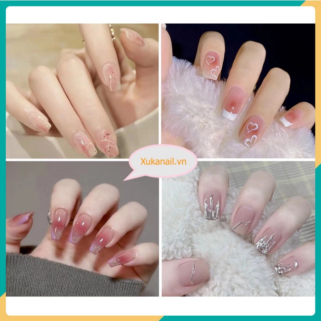Móng tay giả 💖kèm keo💖 24 móng đẹp làm