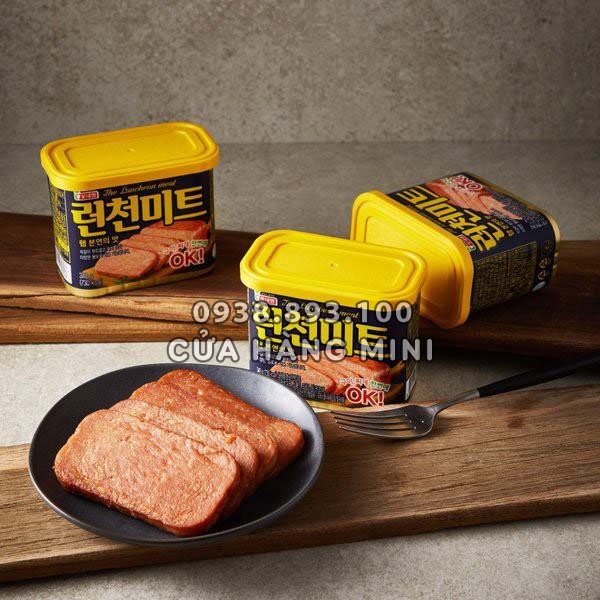 [DATE MỚI] Thịt Pate Hộp Lotte Hàn Quốc 340g Luncheon Meat