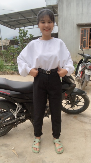 Quần baggy jean đen | BigBuy360 - bigbuy360.vn