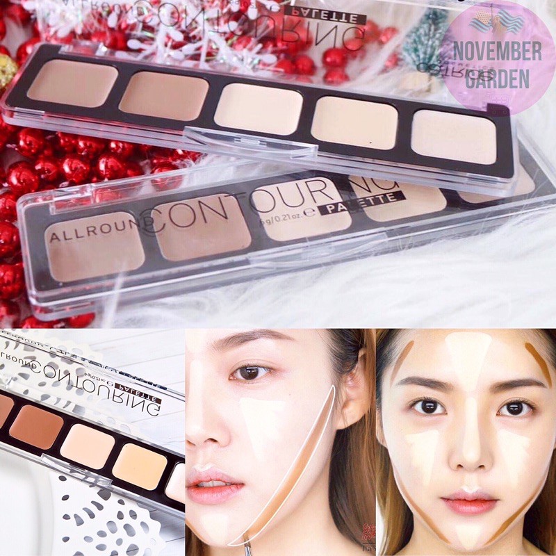 (ĐỨC, mới về thêm) Bảng tạo khối Catrice Allround Contouring Palette 5 ô