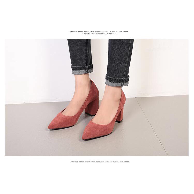 GIÀY CAO GÓT DA LỘN SIZE NHỎ 30 31 32 KIỂU DÁNG CÔNG SỞ BASIC CAO 5/7CM