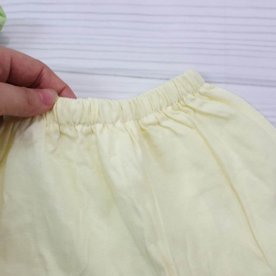 Combo 5 quần sơ sinh đóng bỉm hăng trang thiết kế đáp đũng vải cotton cho - ảnh sản phẩm 5