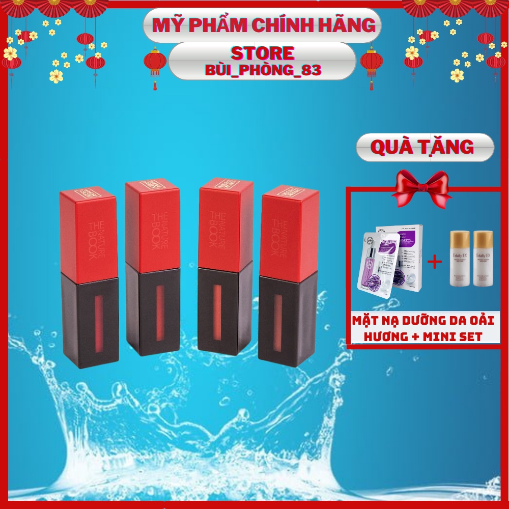 Son kem thời thượng màu lì,dưỡng ẩm lâu trôi chính hãng The nature book 50g | BigBuy360 - bigbuy360.vn