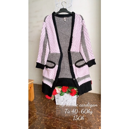 Áo khoác len kiểu cardigan