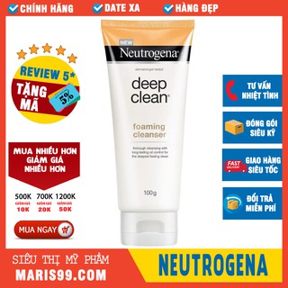 [chính Hãng ] Sữa Rửa Mặt NEUTROGENA Sạch Và Kiểm Soát Nhờn ( 100g ) _Xchoice