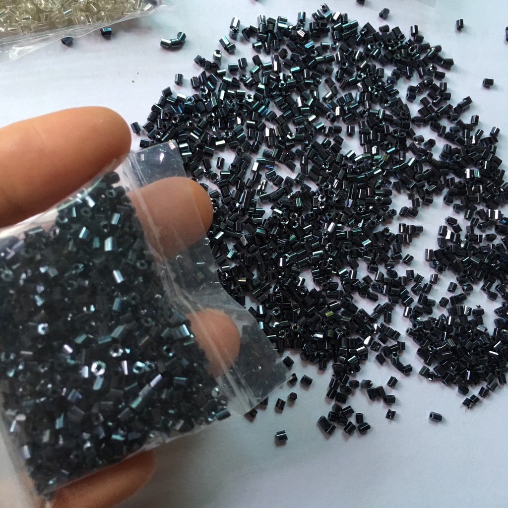 13g cườm trụ nhỏ màu chì đen GB4D-9R