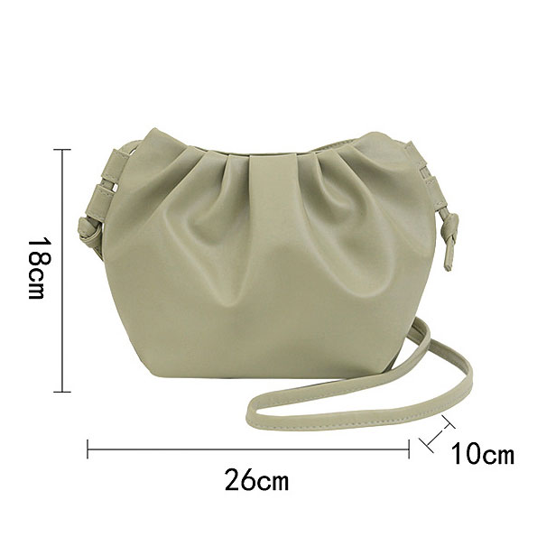 ✨Ready Stock✨Fashion Korean Bag Folding Mini Dumpling Bag Lady Handbag Shoulder Bag B1132