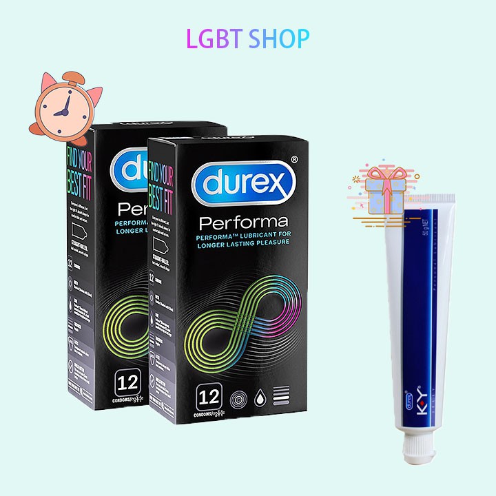 [freeship]Combo Baocaosu Durex Perfoma.