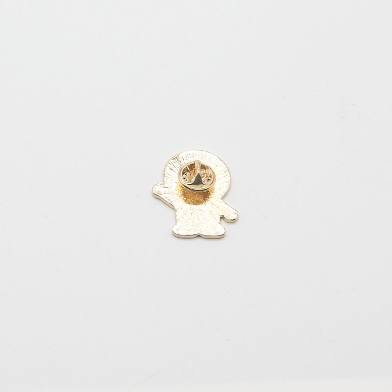 Ghim Cài Áo Kim Loại Hoạt Hình Doraemon Dễ Thương