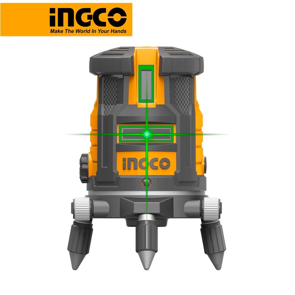 Máy cân bằng bắn cốt tia lazer INGCO HLL305205 máy laser cân mực 5 tia xanh