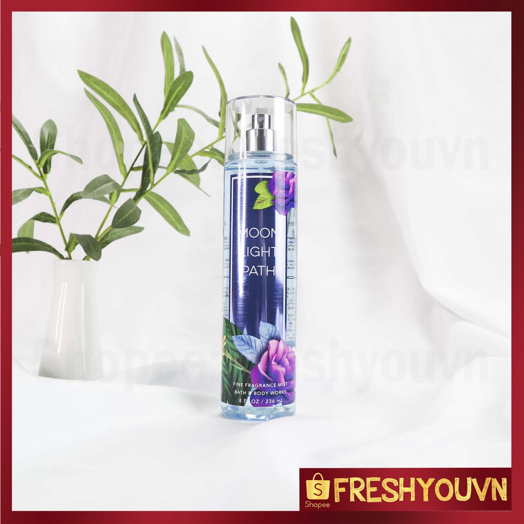 Moonlight Path - Full Size Xịt Thơm Toàn Thân Bath & Body Works (Body Mist, Lotion, Sữa tắm) - Ngọt