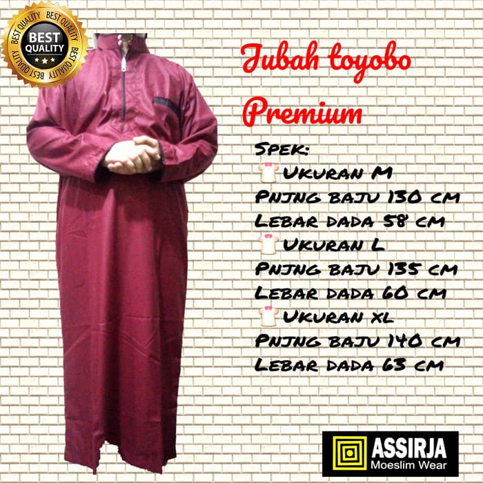 Áo Choàng Dài Phong Cách Đạo Hồi Cho Nam Cw163 Jubah