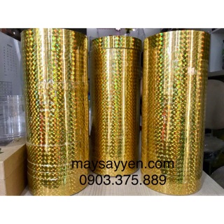 Băng keo vàng dán hộp (cây 30 cuộn)