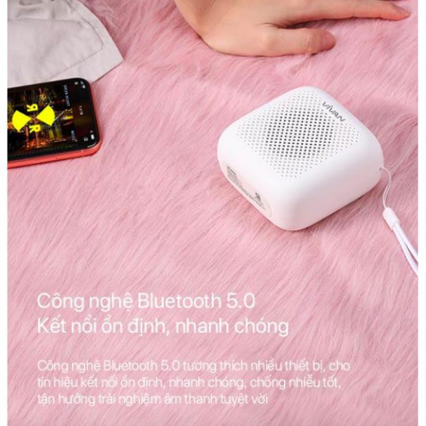 Loa TWS Bluetooth 5.0 VIVAN Chống Nước IPX5 Công suất 5W 1800mAh Playtime đến 10H -VS1-BH 1 năm 1 đổi 1 CHÍNH HÃNG