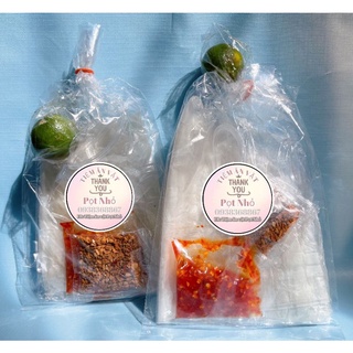 Bánh tráng tây ninh tỏi, sate, me, ớt, xì ke, túi zip, trộn tỏi, cuốn