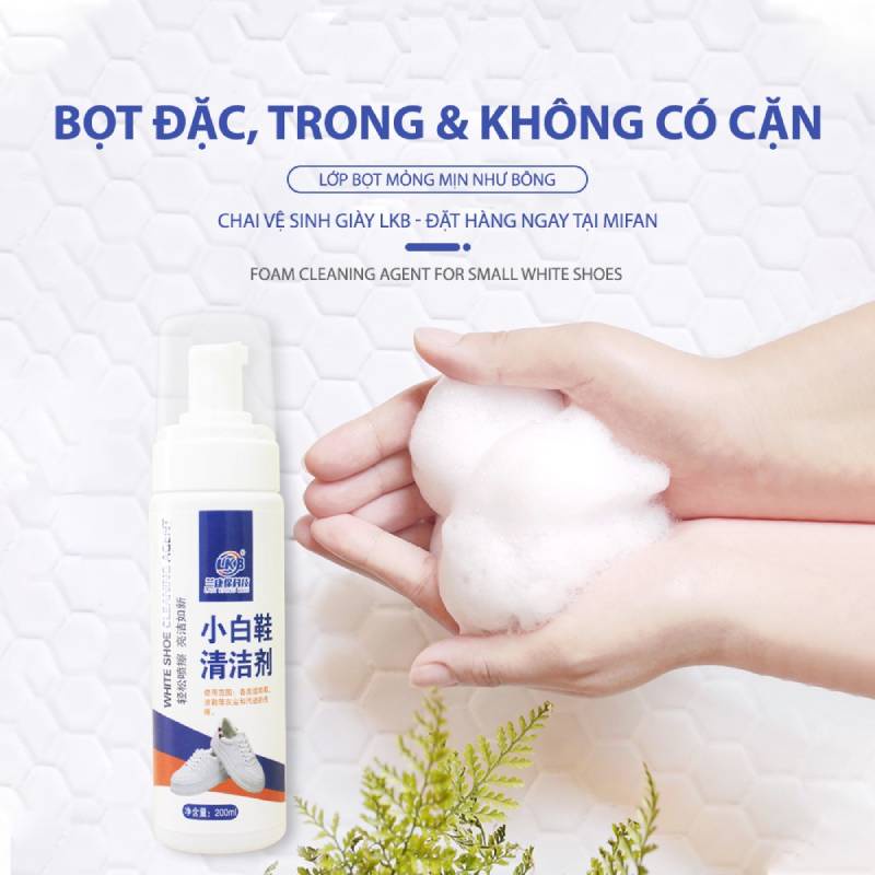 Chai Xịt Bọt Vệ Sinh Sạch Giày Sneaker Không Cần Giặt, Kèm Bàn Chải Và Khăn Lau GALA HOME