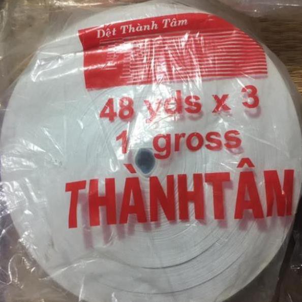 Chun Quần Cuộn To 50M, Thun Quần Thái Venus Xịn, Thu Anh Tốt, Thanh Tâm Bản 4Cm 5Cm - 1 Cuộn #010801