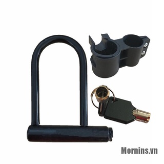 Ổ Khóa Bánh Xe Đạp / Xe Máy / Xe Đạp Kèm 2 Chìa Khóa Chống Trộm Tiện Dụng