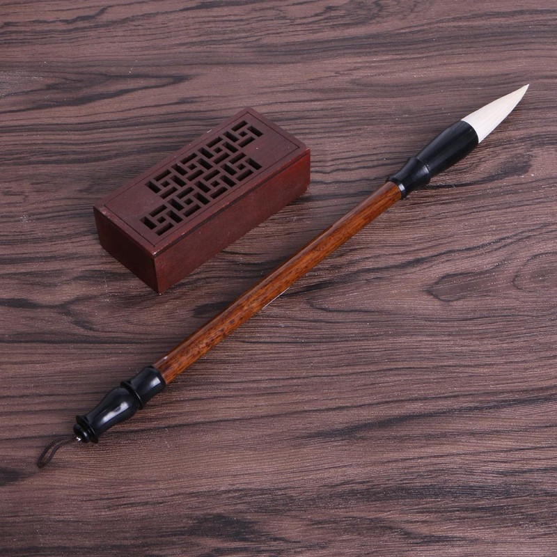 Cọ Vẽ Thư Pháp Cỡ Lớn Bằng Lông Cừu / Gỗ / Gấu Phong Cách Trung Hoa