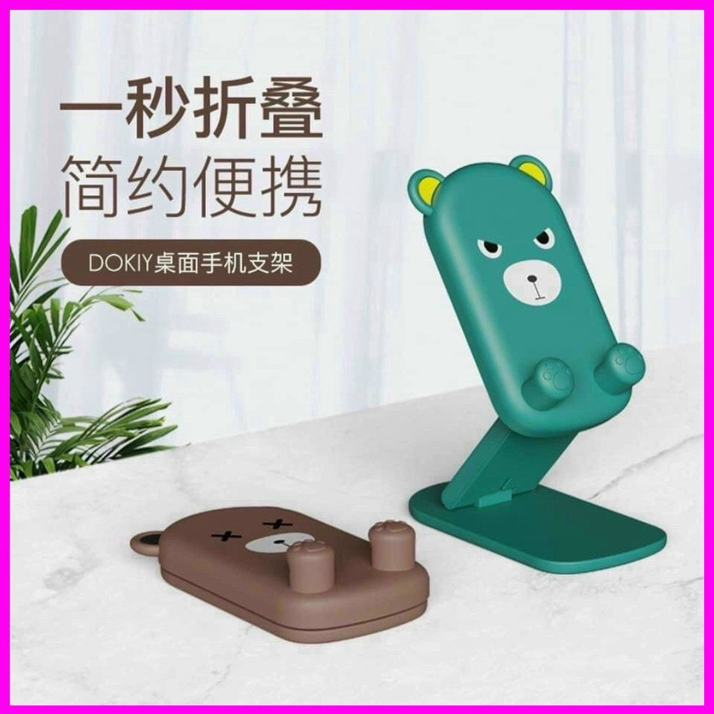 Giá Đỡ Điện Thoại Hình Thú CuTe, Gấp Gọn, Giá Đỡ Máy Tính Bảng, IPad, Kệ Đỡ Đa Năng