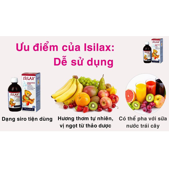 Fitobimbi Isilax ✅ Hàng Chính Hãng 100% - Giảm táo bón, tiêu hóa kém, khó tiêu cho trẻ. Nhập khẩu từ Ý (Chai 200ml)