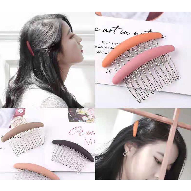 Lược Chải Tóc Mái Bằng Sắt Màu Đục Đơn Giản Thời Trang 2022