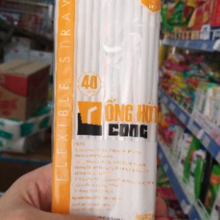 Ống Hút Cong 40 ống