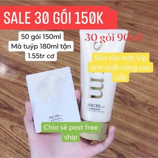 Combo 10 gói Sữa rửa mặt Su:m 37 tinh chất vàng cao cấp nhất