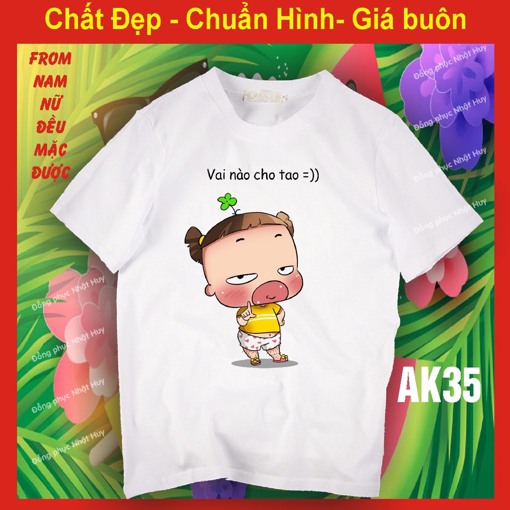 áo phông quỳnh aka đẹp AK 33,chất đẹp, bao đôi trả, thun, icoi facebook,biểu cảm