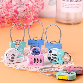Dễ thương khóa mật khẩu khóa Khóa nhỏ khóa khóa Khóa khóa nhỏ Khóa sinh viên ký túc xá va li Mini phổ biến