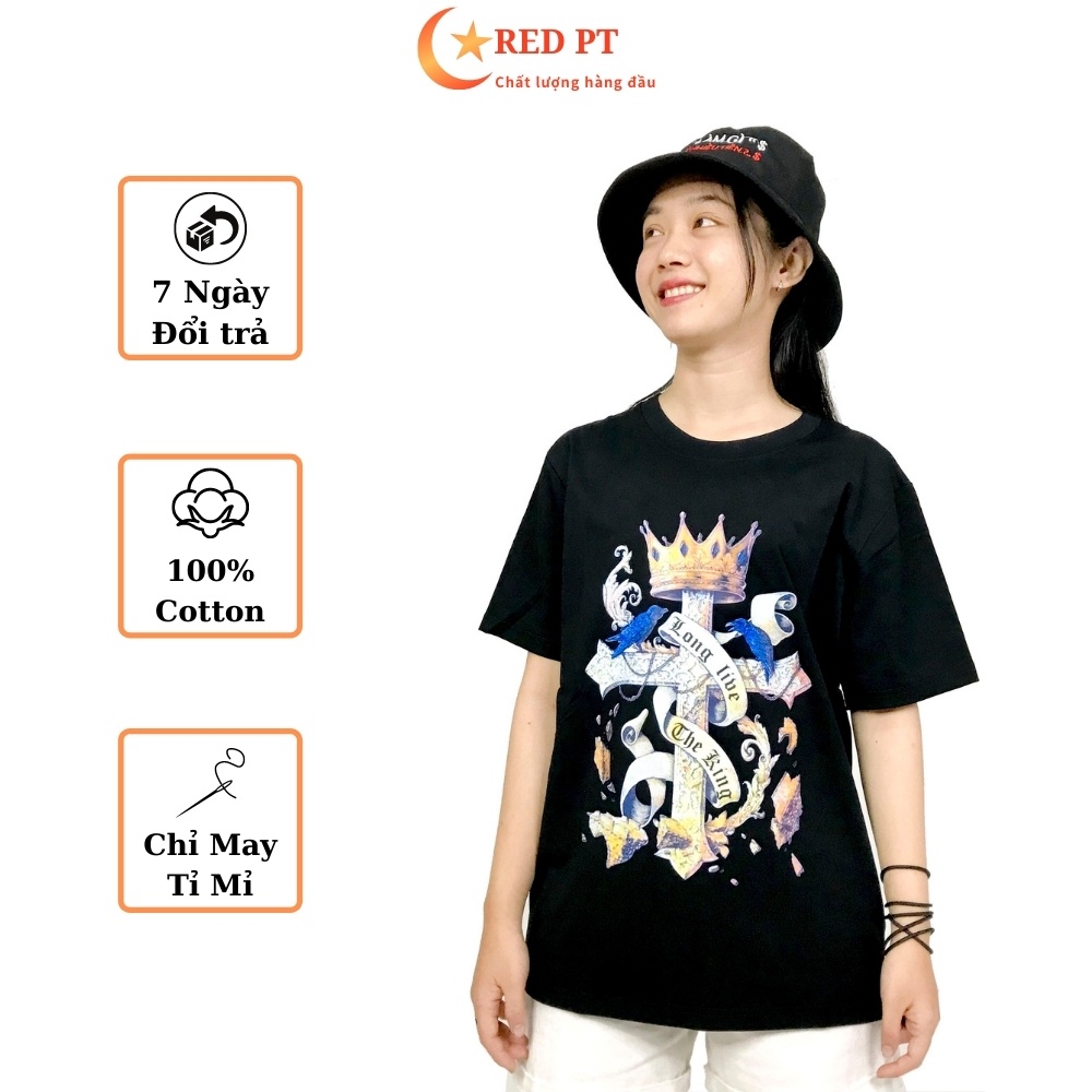 Áo unisex nữ, áo thun đen cho nam và nữ 100 cotton co dãn 4 chiều