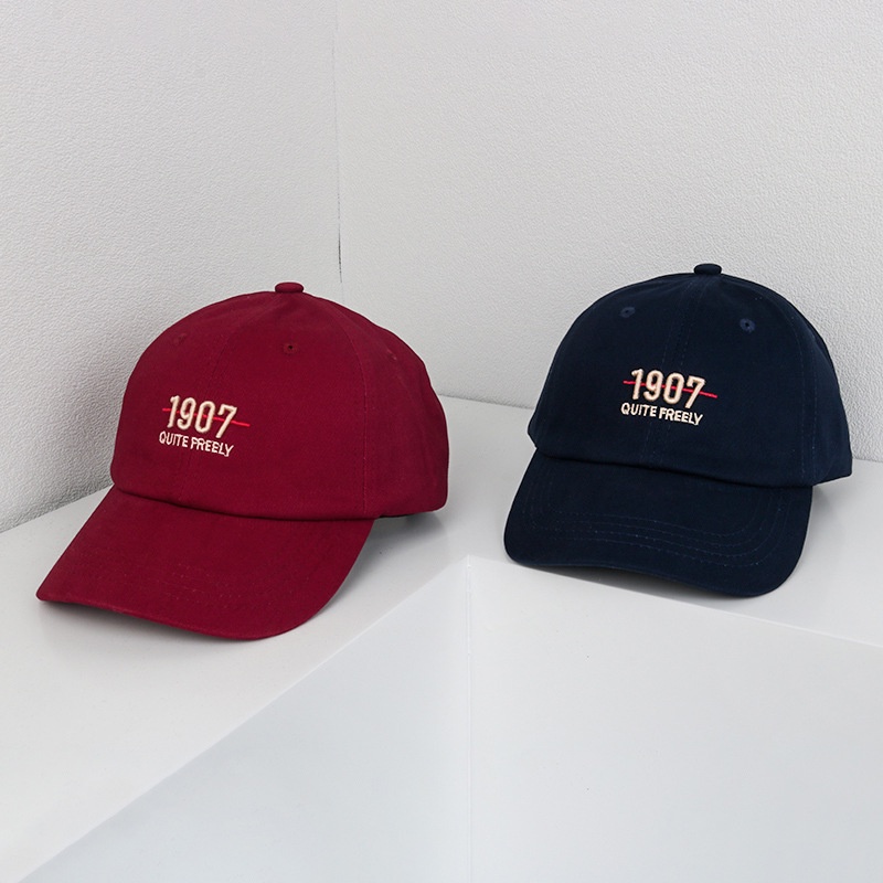 Nón Lưỡi Trai Thời Trang Hàn Quốc Thêu Họa Tiết Đơn Giản Cho Mẹ Và Bé 1907