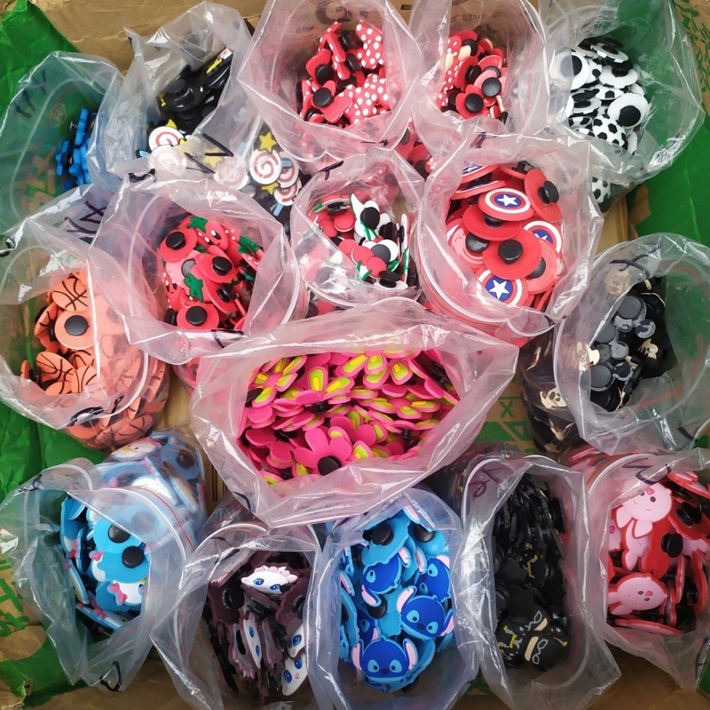 STICKER, JiBBITZ, CHARM 2D GẮN DÉP CROSS, DÉP CÁ SẤU, DÉP SỤC